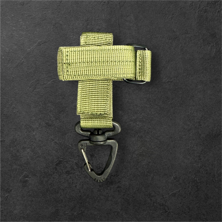 ONE SHEAR® Tactical MOLLE Carabiner Buckle – Multi-Use Nylon Storage Hook for Gloves, Rope & Gear