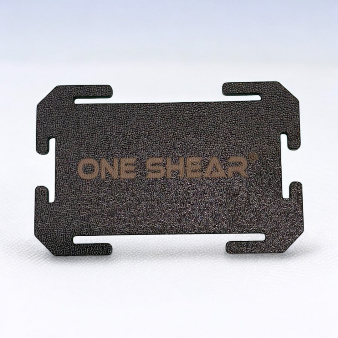 ONE SHEAR® Tactical MOLLE Patch Panel Adapter – Durable Plastic MOLLE Attachment with Patch