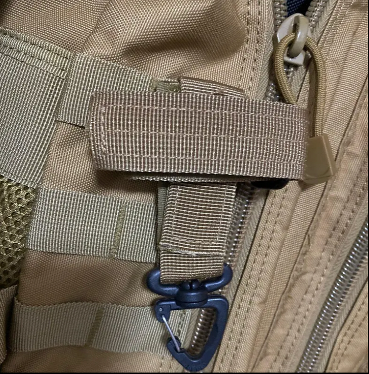 ONE SHEAR® Tactical MOLLE Carabiner Buckle – Multi-Use Nylon Storage Hook for Gloves, Rope & Gear