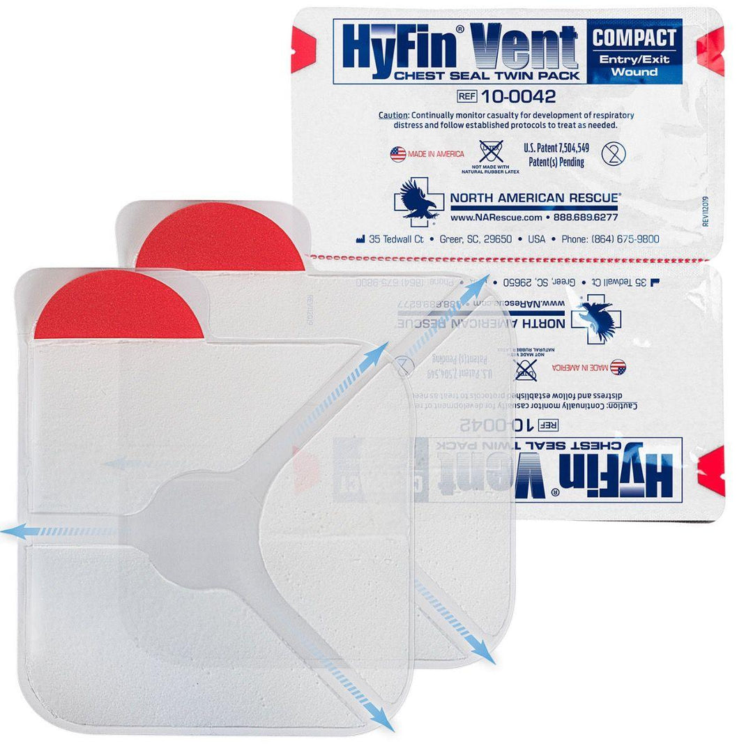 HyFin Vent Chest Seal - Twin Pack - ONE SHEAR