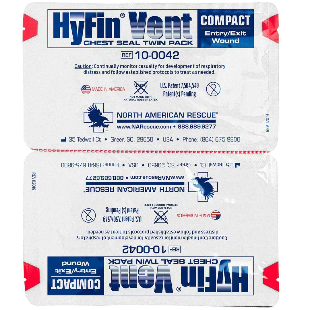 HyFin Vent Chest Seal - Twin Pack - ONE SHEAR