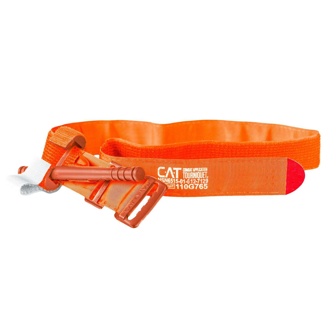 NAR COMBAT APPLICATION TOURNIQUET (C-A-T)  GEN7 - RESCUE ORANGE - ONE SHEAR